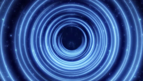 Blue-purple-abstract-circular-radial-Tunnel-lines-background,-Data-flow